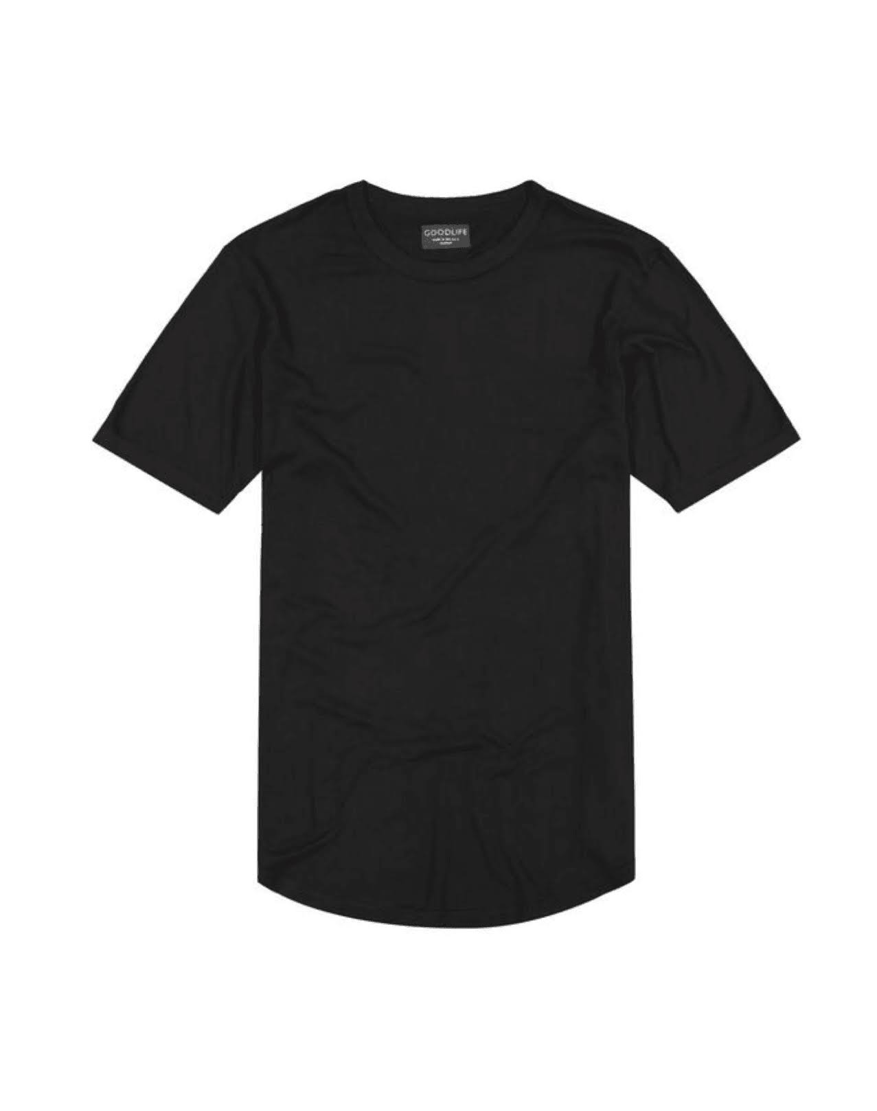Supima Scallop Crew by Goodlife Black / M