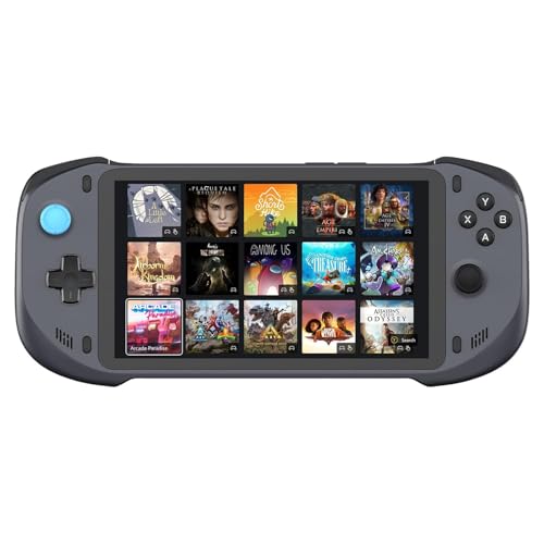 OnePro Cloud Handheld Portable Remote Play Gaming Console, For Xbox Cloud Gaming, NVIDIA GeForce NOW, Playstation, PC, Long-Battery Life, 7" 1080P Touchscreen, Lightweight Retro Game Handheld - 64G