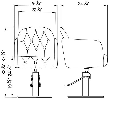 Dir Beauty Salon Chair Hydraulic Styling Chair YUME