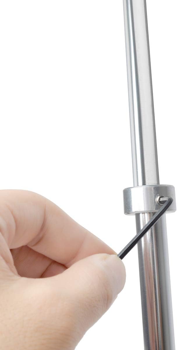 UAYESOK UHF Ham Amateur Base Station Antenna Tunable GMRS Vertical Base Antenna 70cm 390-470MHZ 100W 6.0dBi SO239 Connector for Device Repeater Ham Radio