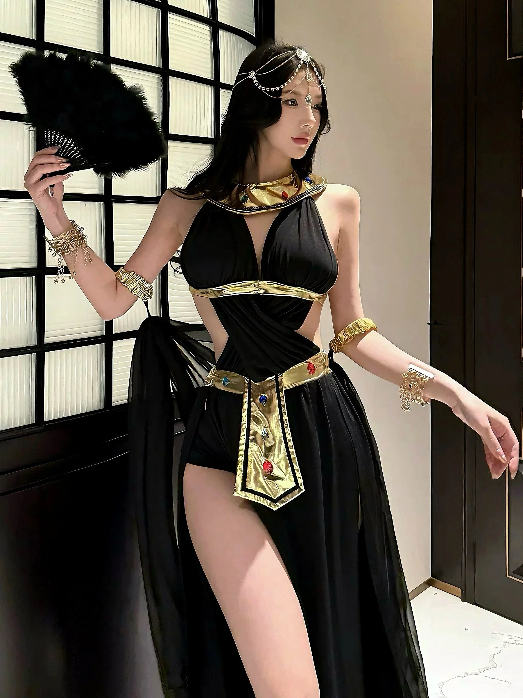 'Egyptian Princess' Halloween Cosplay Jasmine Dress