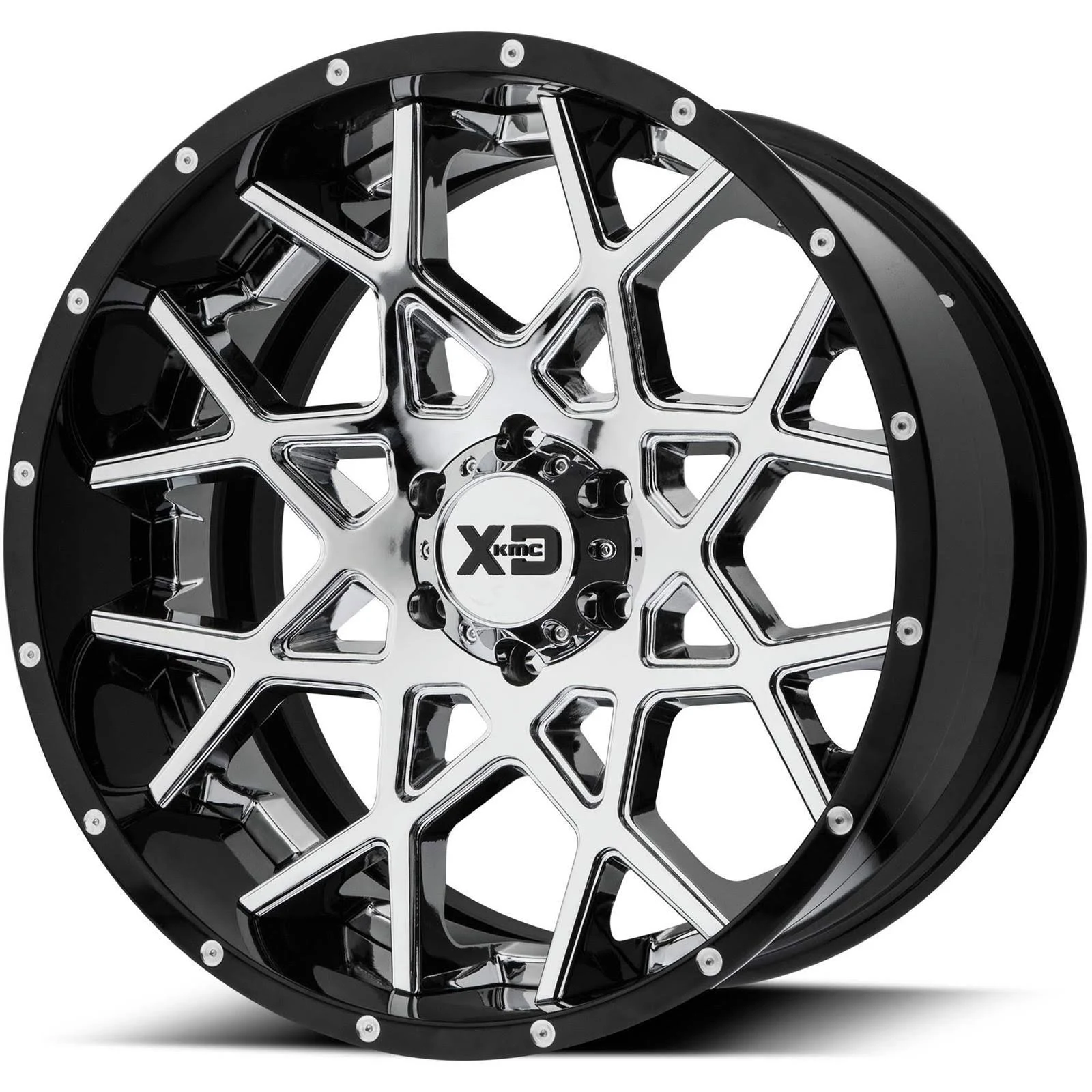 XD Series Chopstix XD203 Wheel Rim Chrome Center Black 22x12 6x5.5 -44mm Xd203-22126844ncb