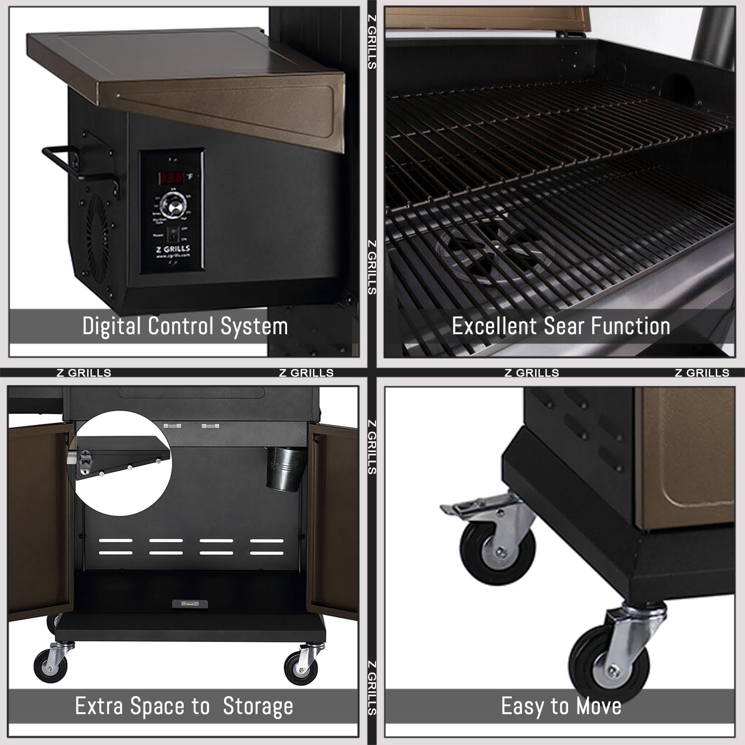 Z Grills 600d Wood Pellet Grill Smoker