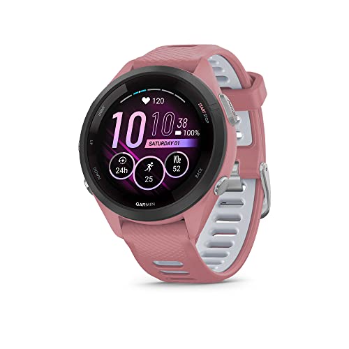 Garmin Forerunner 265 Running Smartwatch, Colorful AMOLED Display, Training Metrics and Recovery Insights
