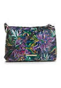 Brahmin Lorelei Visionary Floral Blue/Green/Purple/Navy/Gold Crossbody