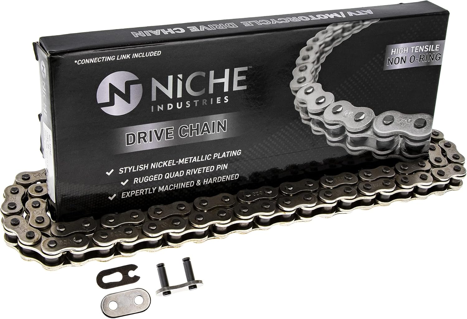 NICHE Drive Sprocket Chain Combo for Honda CBR300R CB300F CB300R Front 14 Rear 36 Tooth 520NZ Standard 108 Links