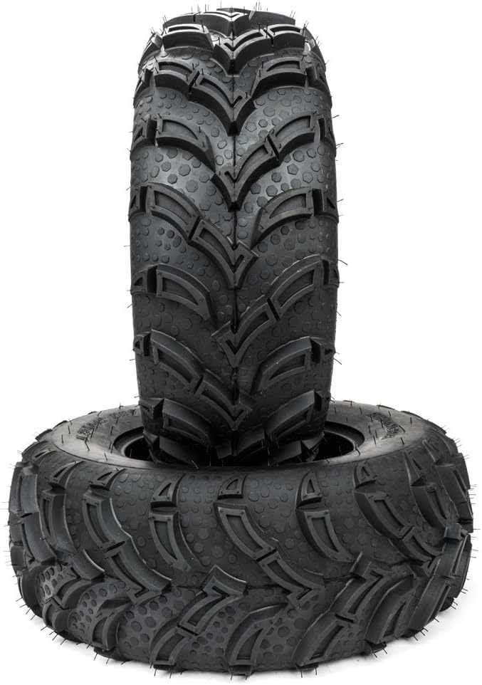 MILLION PARTS 2 All Terrain ATV/UTV Tires Tubeless 25x8-12 25x8x12 Front 6 Ply