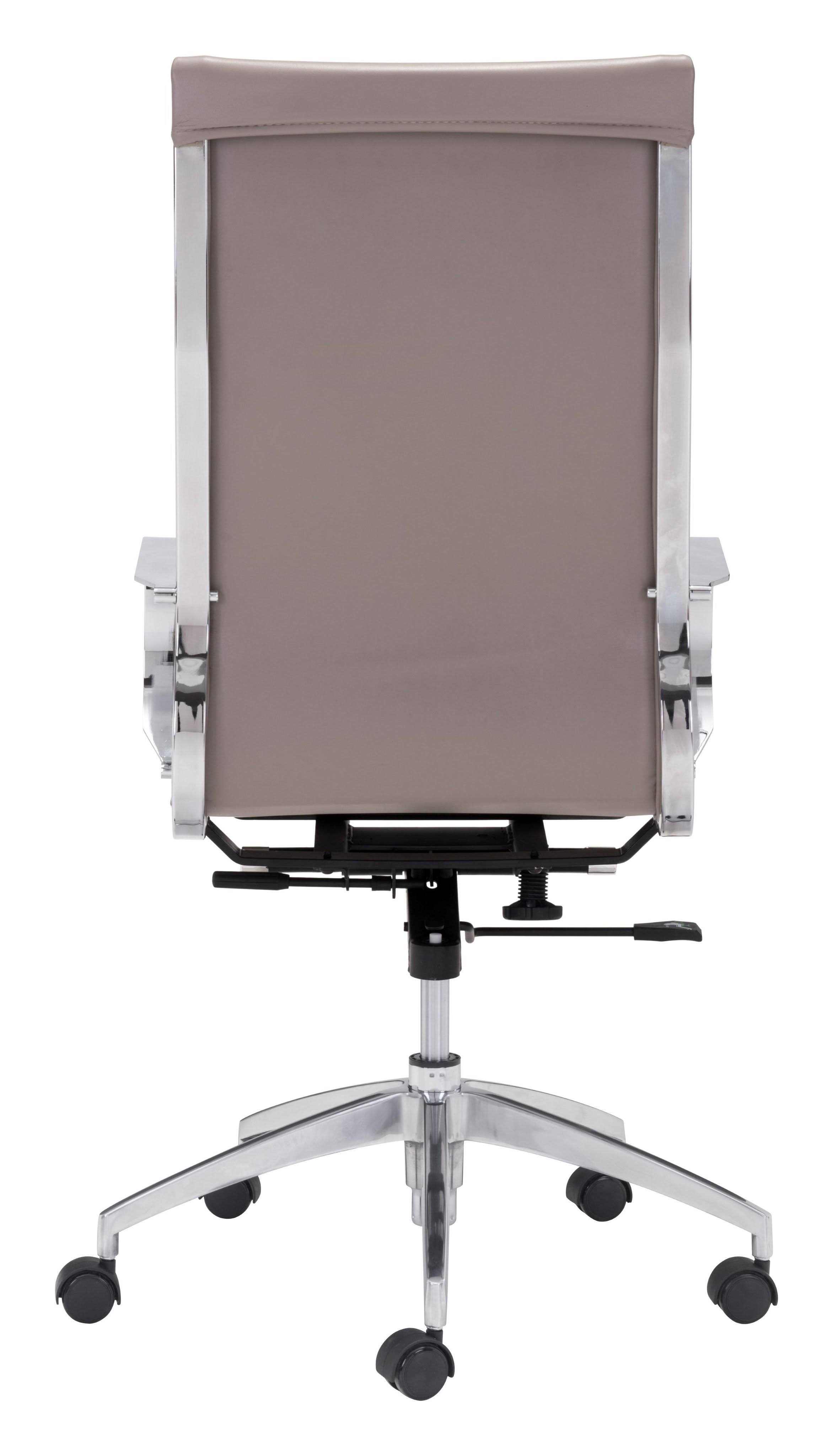 Zuo Modern Glider Hi Back Office Chair Black