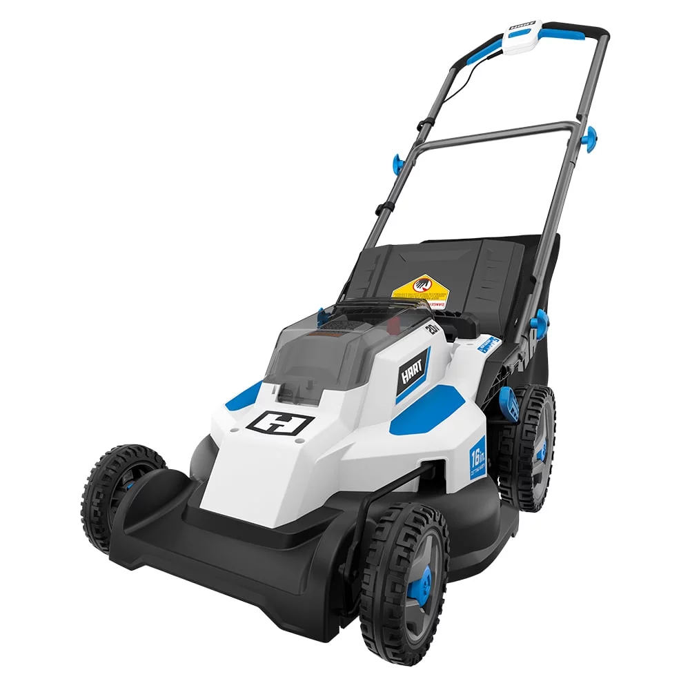 Restored HART 20-Volt 16-Inch Push Lawn Mower | Rear Bagger | Mower Only - Battery & Charger Not Included (Refurbished)