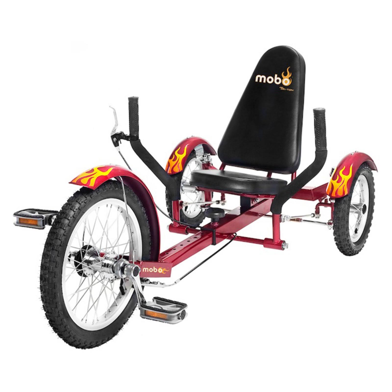 Mobo Triton The Ultimate Three Wheeled Cruiser - 16 in. - Red