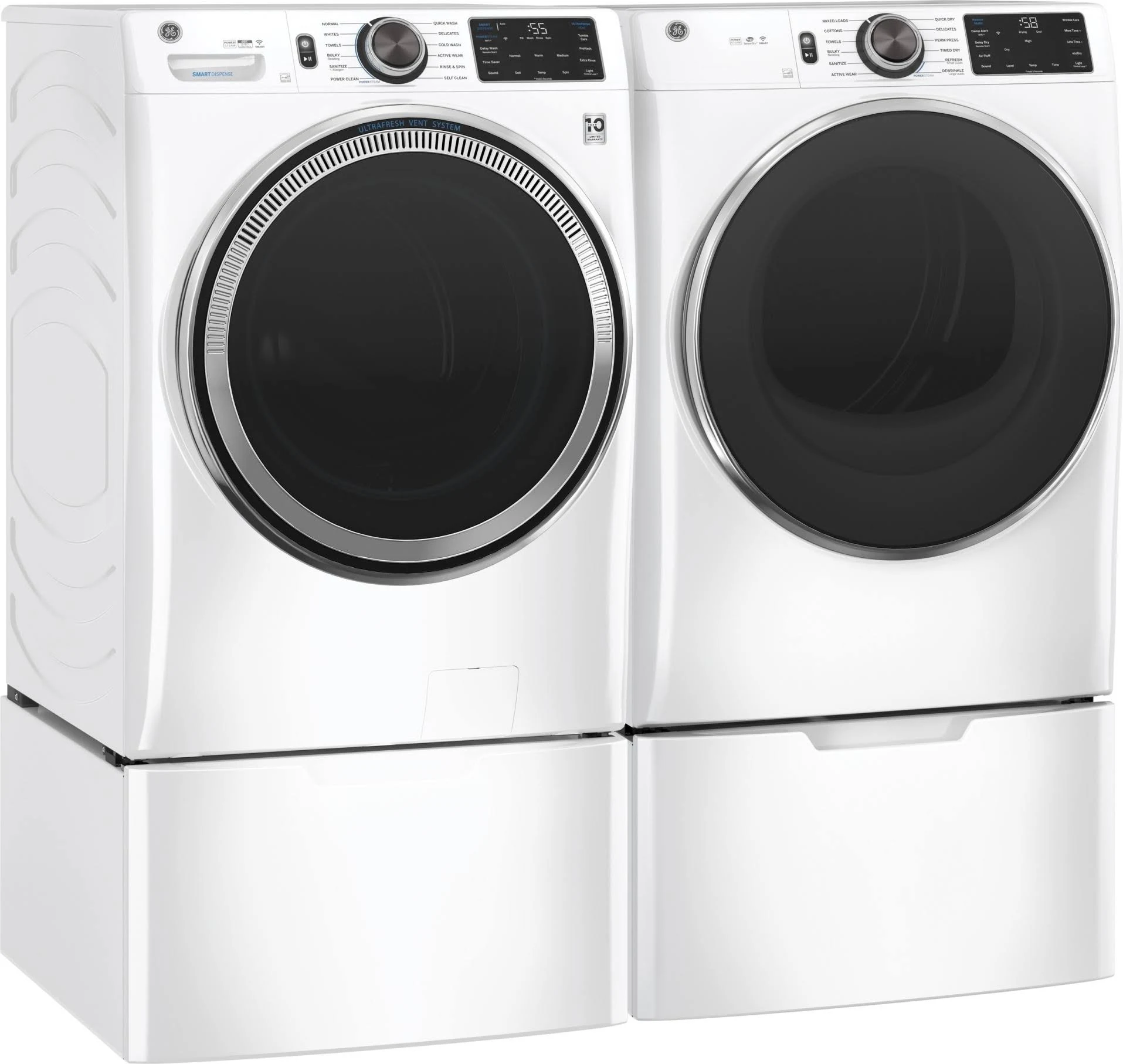 GE GFW650SSNWW Front-Loading Washer - White
