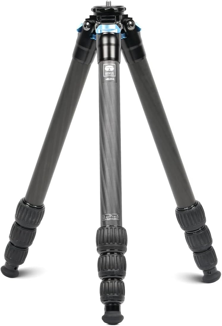 SIRUI AM-223 Carbon Fiber Camera Tripod Mini Travel Compact Tripod with 360° B-00K Ball Head, Arca Swiss Quick Release Plate, Loads up 15KG, Max Height 16.6, Folded Height 12.1