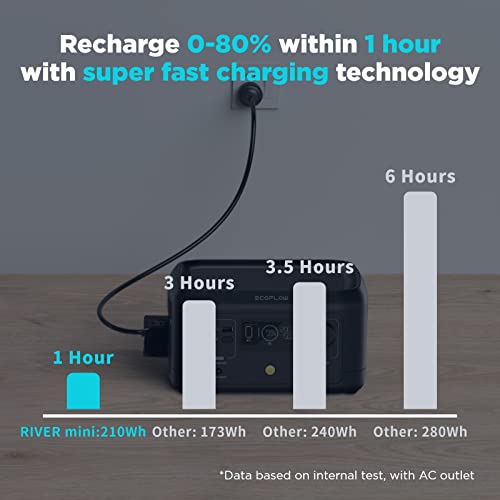 EF ECOFLOW RIVER mini Portable Power Station