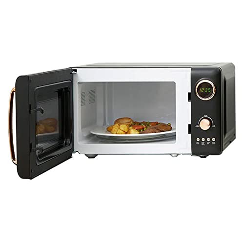 Haden 75031 Heritage Vintage Retro 0.7 Cubic Foot/20 Liter 700 Watt Countertop Microwave Oven Kitchen Appliance with Turntable, Pull Handle, and 5 Power Levels