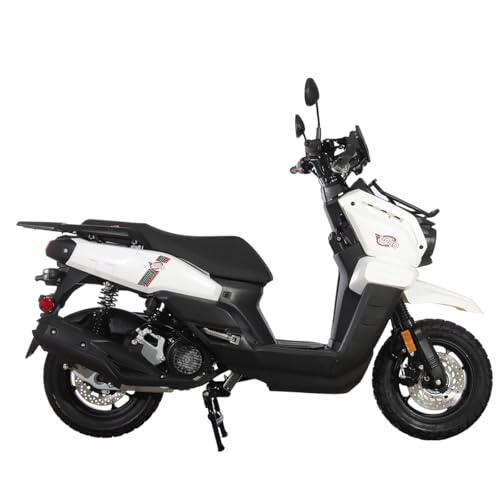 X-PRO Gas Adult Moped Tank 200 Gas Moped Street Bike,12" Wheels!