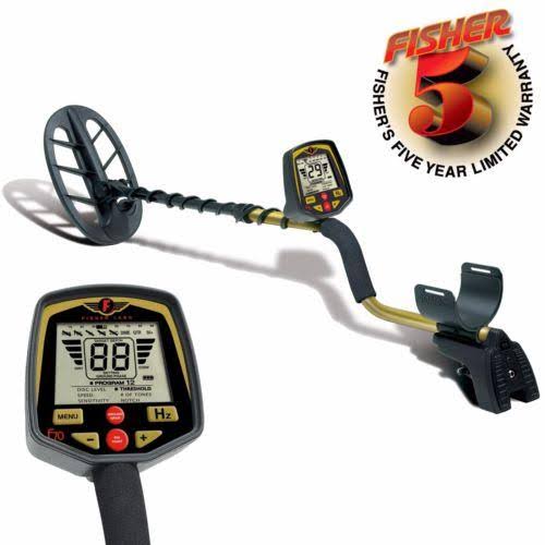 Fisher F70 Metal Detector with 11x22 DD Double-D Search Coil and 5 Year Warranty