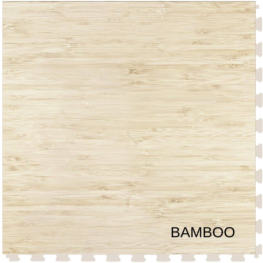 Perfection Floor Tile Sample - Mystic Luxury Vinyl Tile Finish: Bamboo
