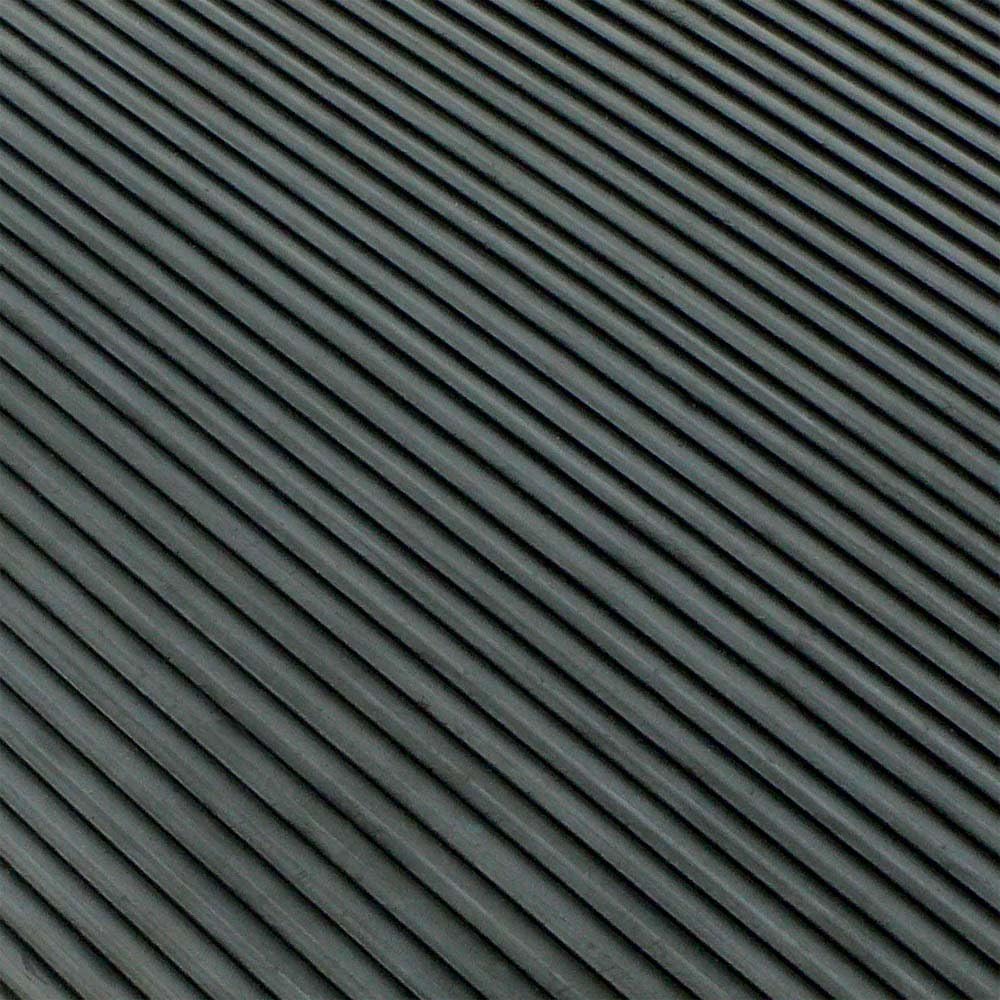 Rubber-Cal Ramp Cleat Non-Slip Outdoor Rubber Mats - 1/8" Thick x 3ft x 2ft Floor Mat