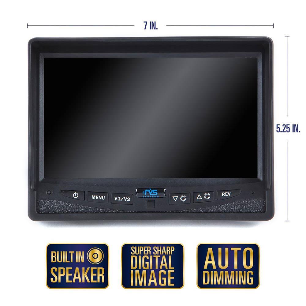 Rear View Safety RVS-770614-213 Backup Camera System - Two Camera Setup with Trailer Tow Quick Connect Kit