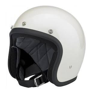 Biltwell Bonanza Helmet - Vintage White - LG