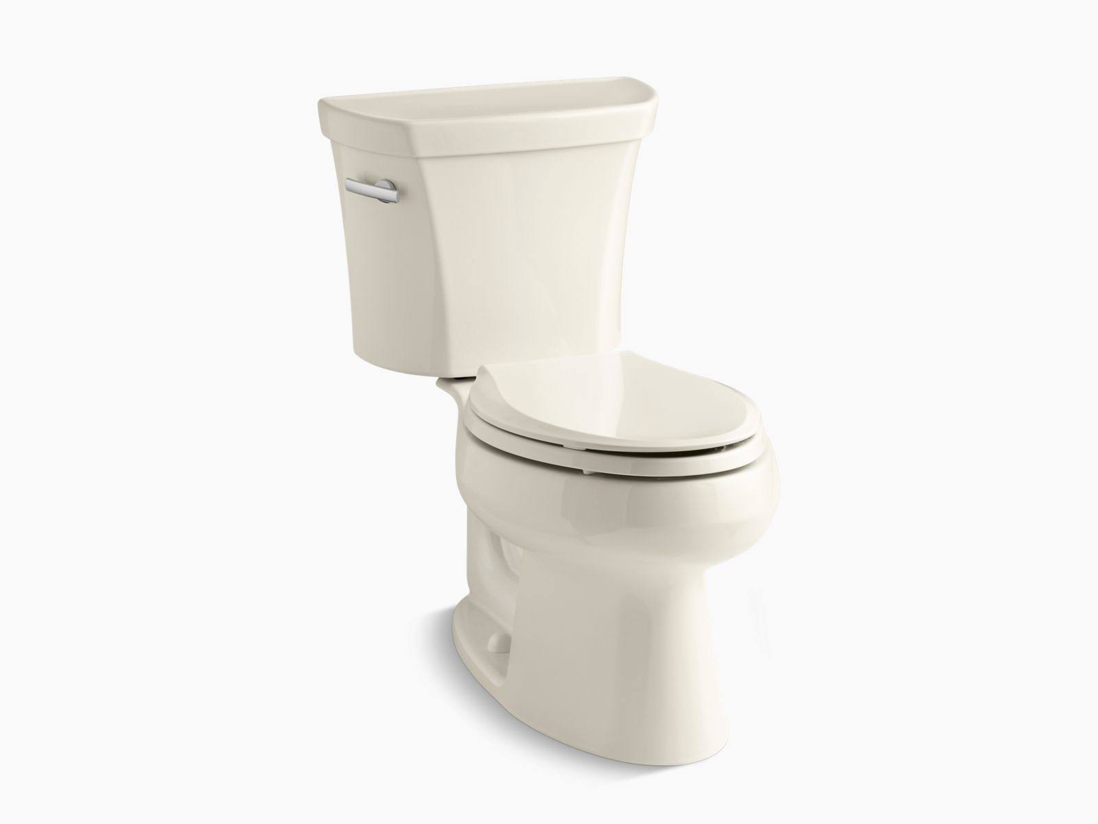 Kohler K-3978-47 Almond Wellworth Elongated 1.6 GPF Toilet