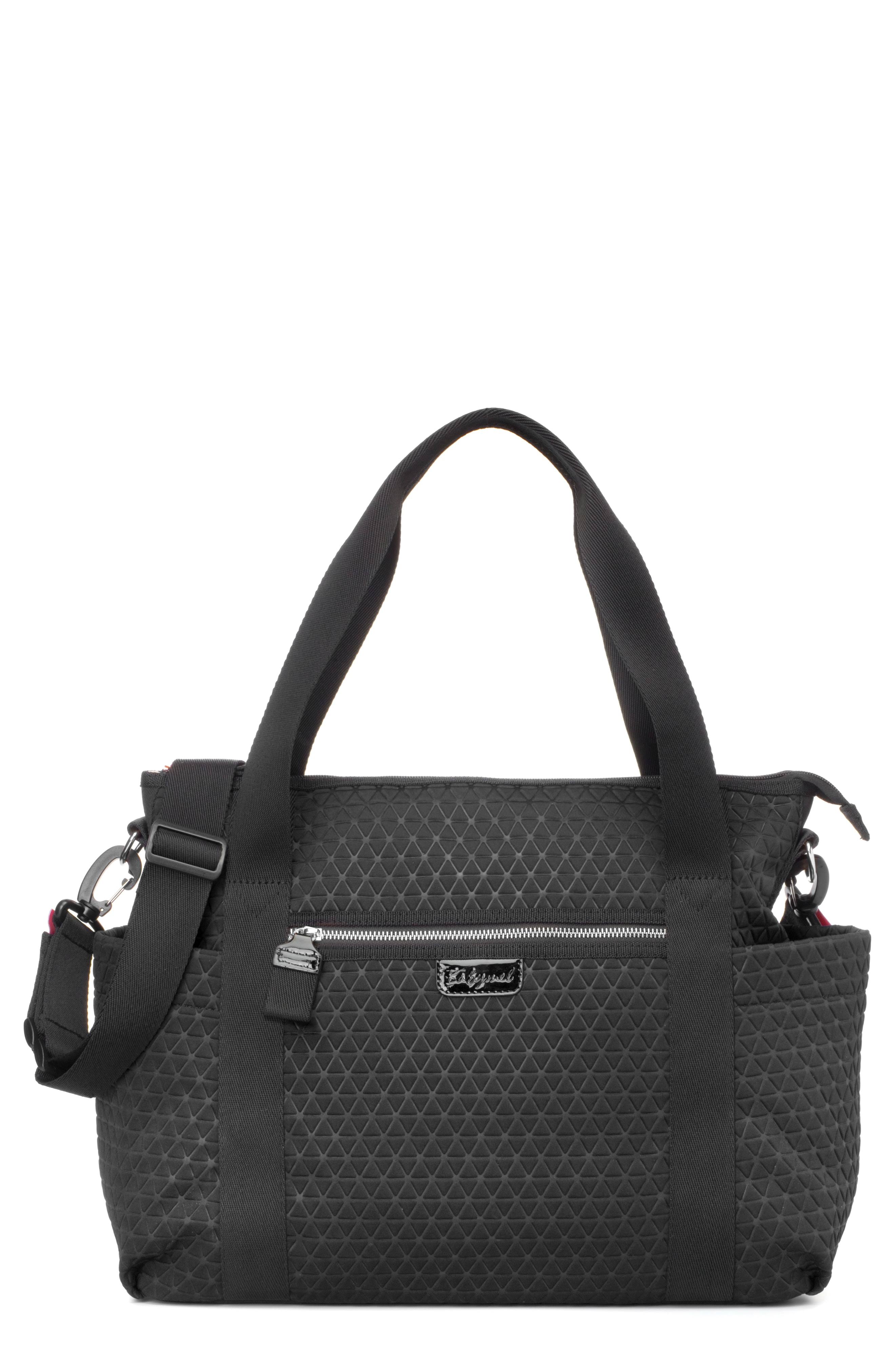 Babymel Cara Ultra Lite Black Scuba Diaper Bag