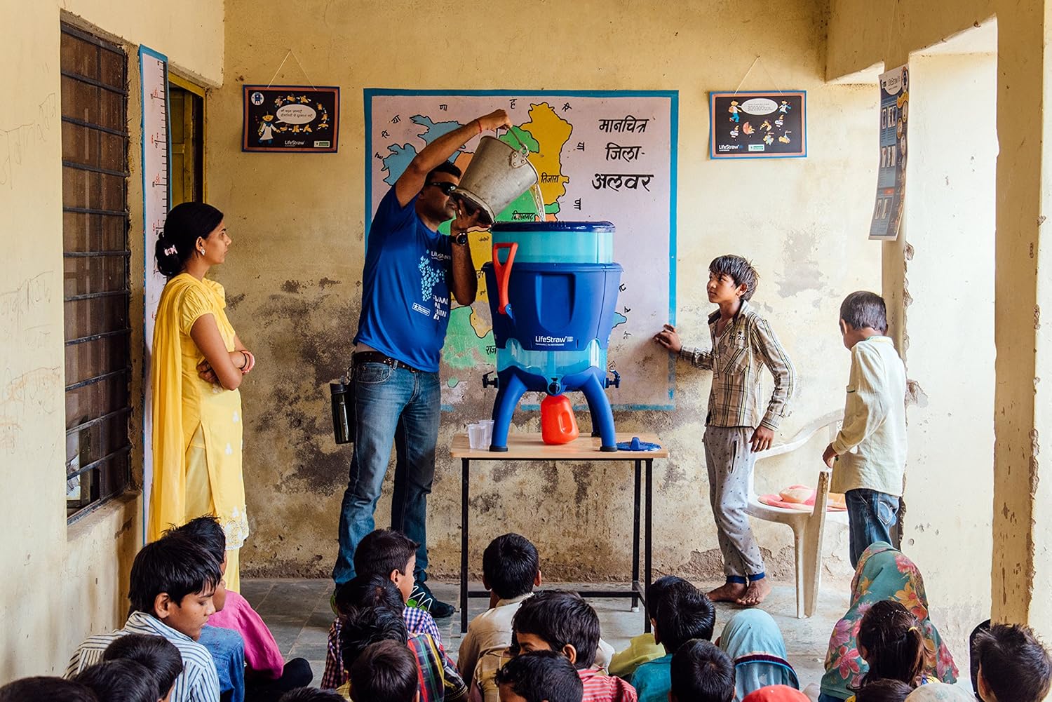 LifeStraw Community High-Volume Water Purifier, Autofill