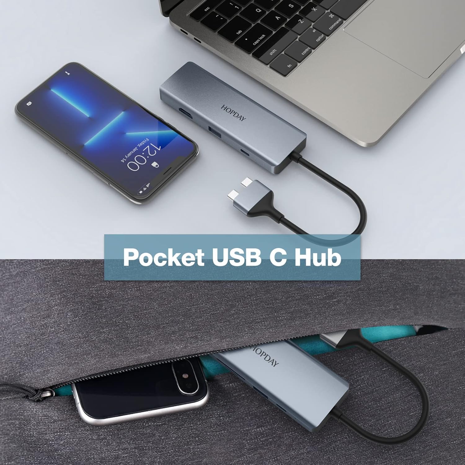 USB C Hub, MacBook Pro Docking Station 9 in 2 USB C Adapter Triple Display with 4K HDMI for MacBook Pro Air Dongle Accessories (100W PD, USB 3.0 SD/TF Card Reader 3.5mm Audio)