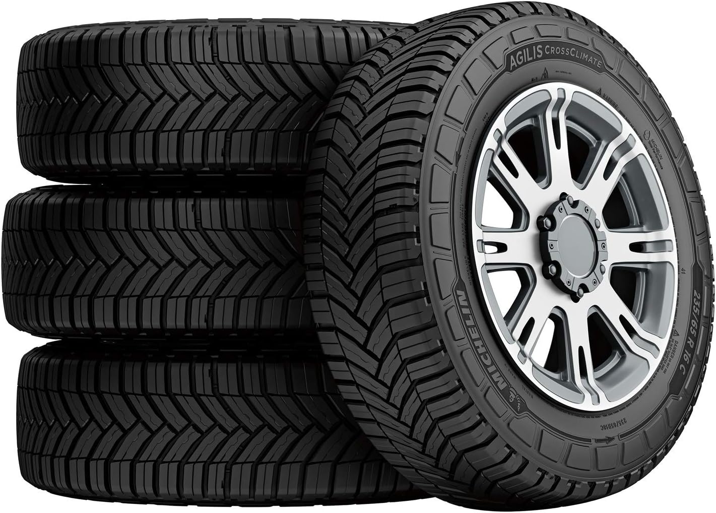 MICHELIN Agilis CrossClimate All-Season Radial Car Tire for Commercial Vehicles; LT225/75R16/E 115/112R
