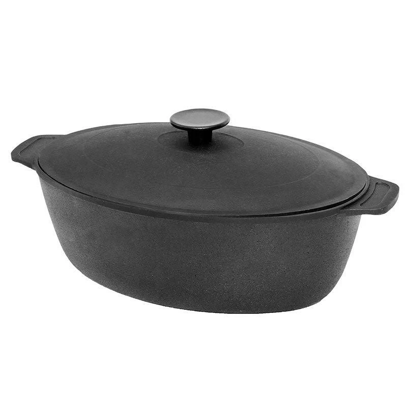 BIOL 8.5-Quart Cast Iron Roaster with Lid