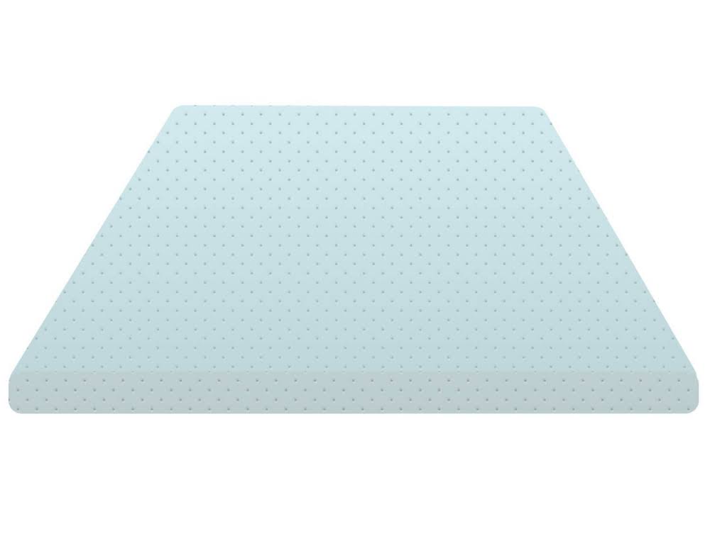 Continental Sleep High Density Foam Mattress Topper, Queen