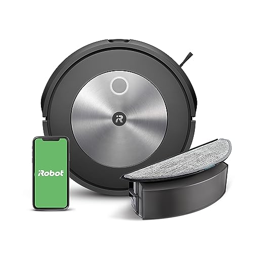 iRobot Roomba j7 (7150) Wi-Fi Connected Robot Vacuum - Identifies and avoids Obstacles Like pet Waste & Cords, Smart Mapping, Works with Alexa, Ideal for Pet Hair, Carpets, Hard Floors, Roomba J7
