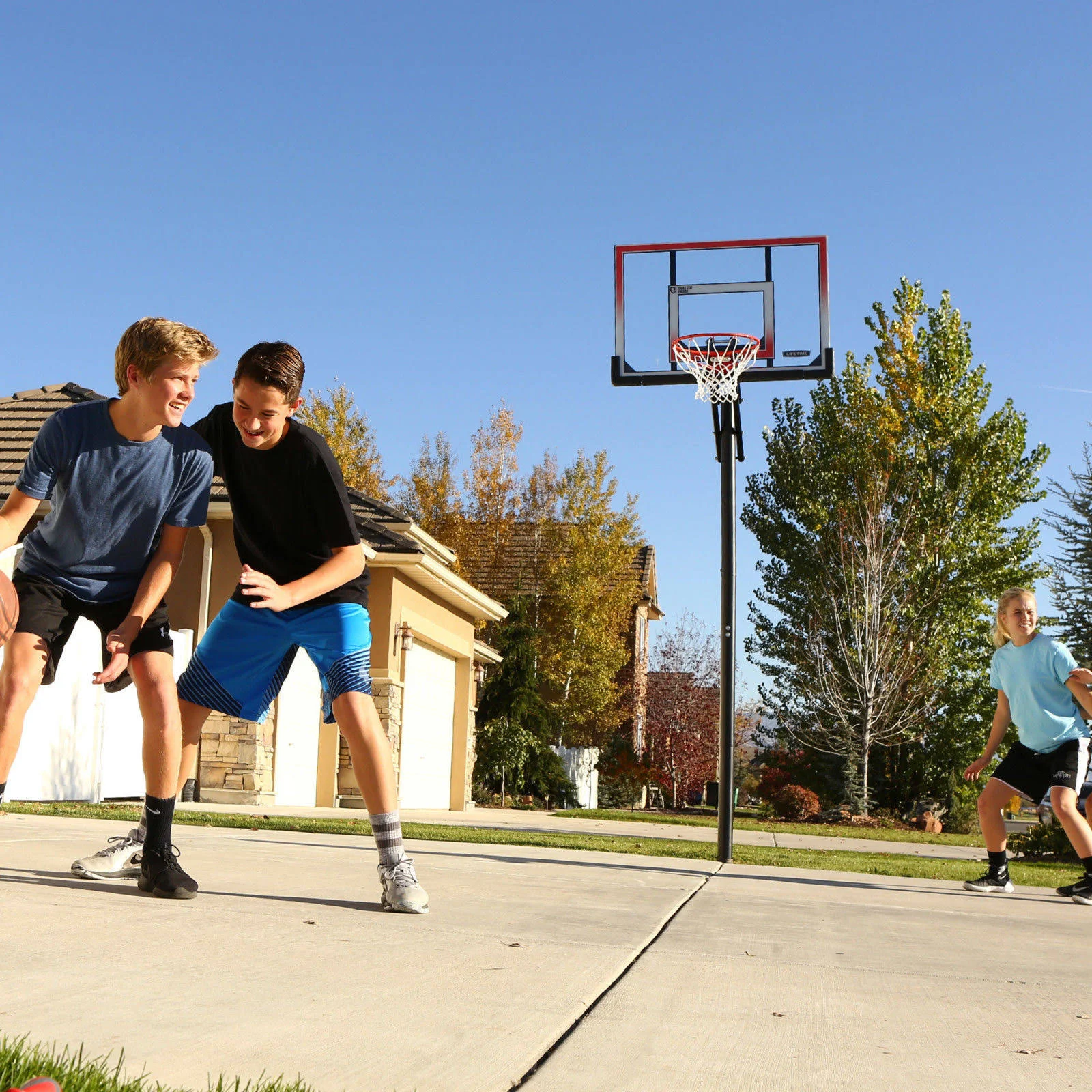 Lifetime in Ground Basketball System