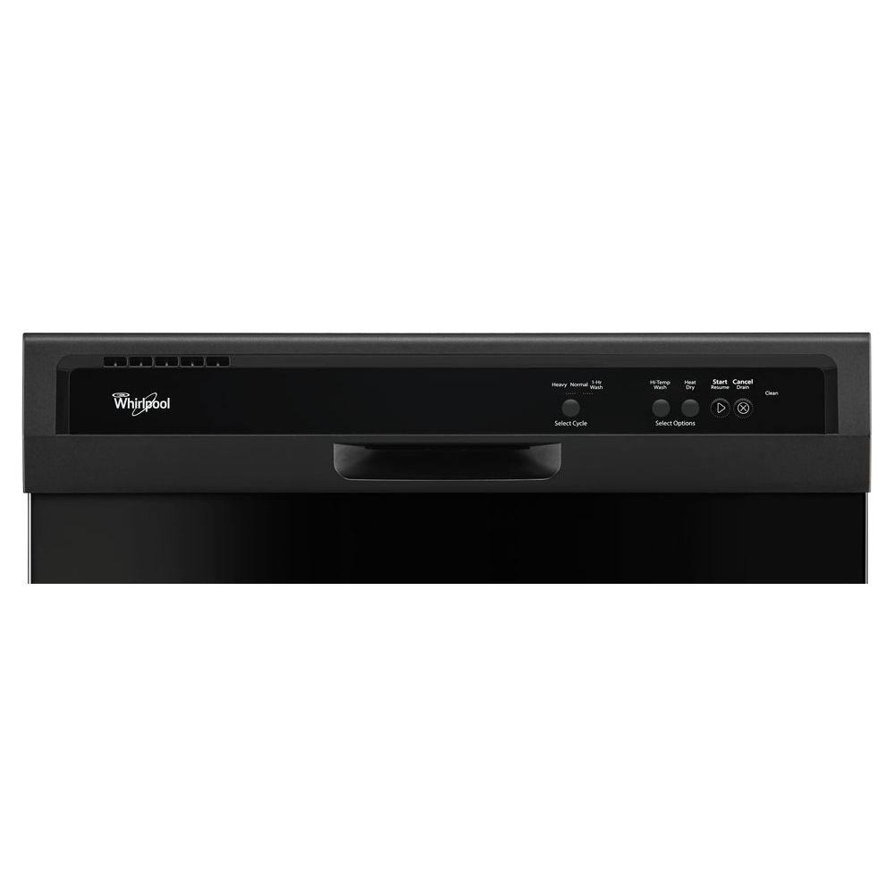Whirlpool Dishwasher With The 1-Hour Wash Cycle WDF120PAFB - Black
