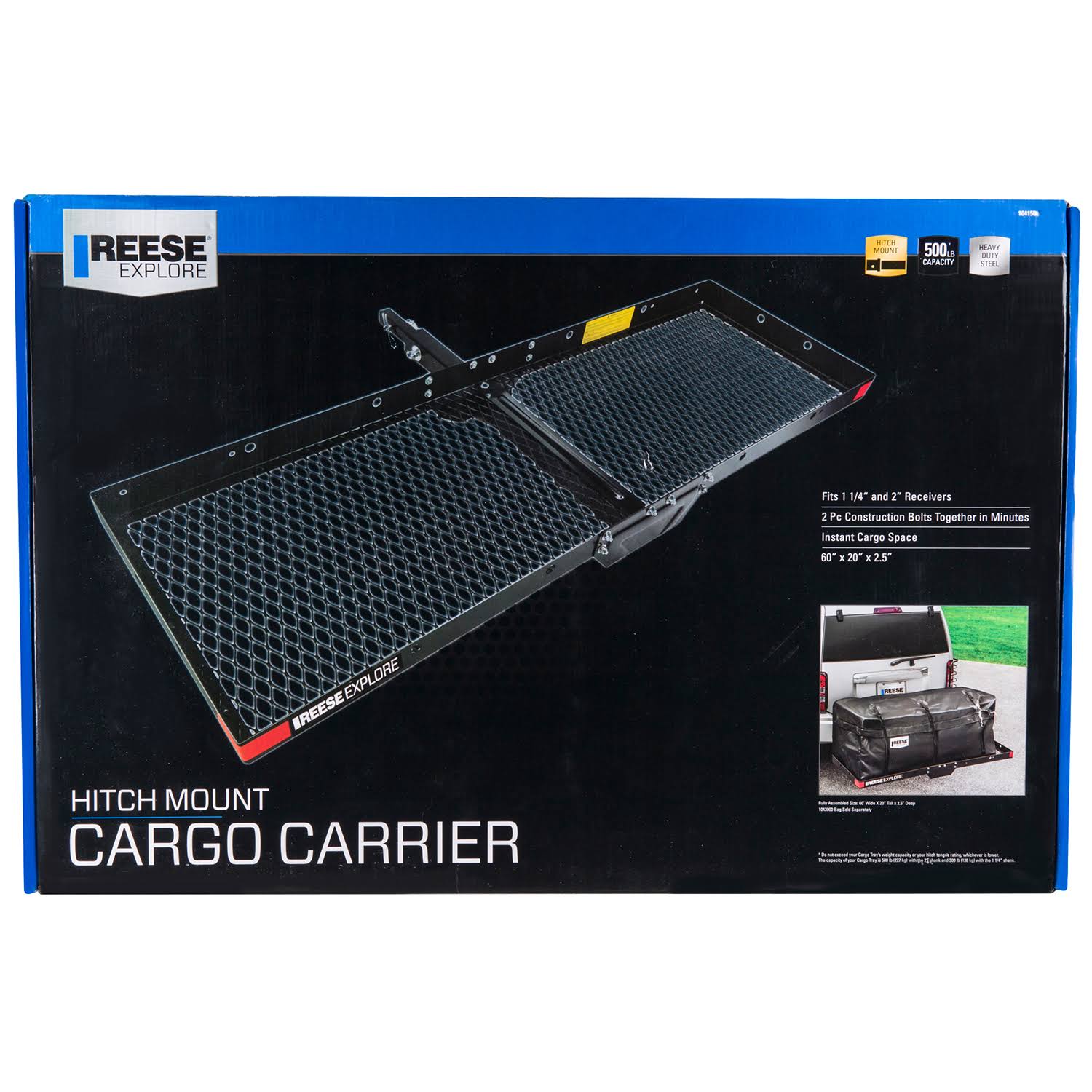 Reese Explore 1041500 Hitch Mount Cargo Carrier