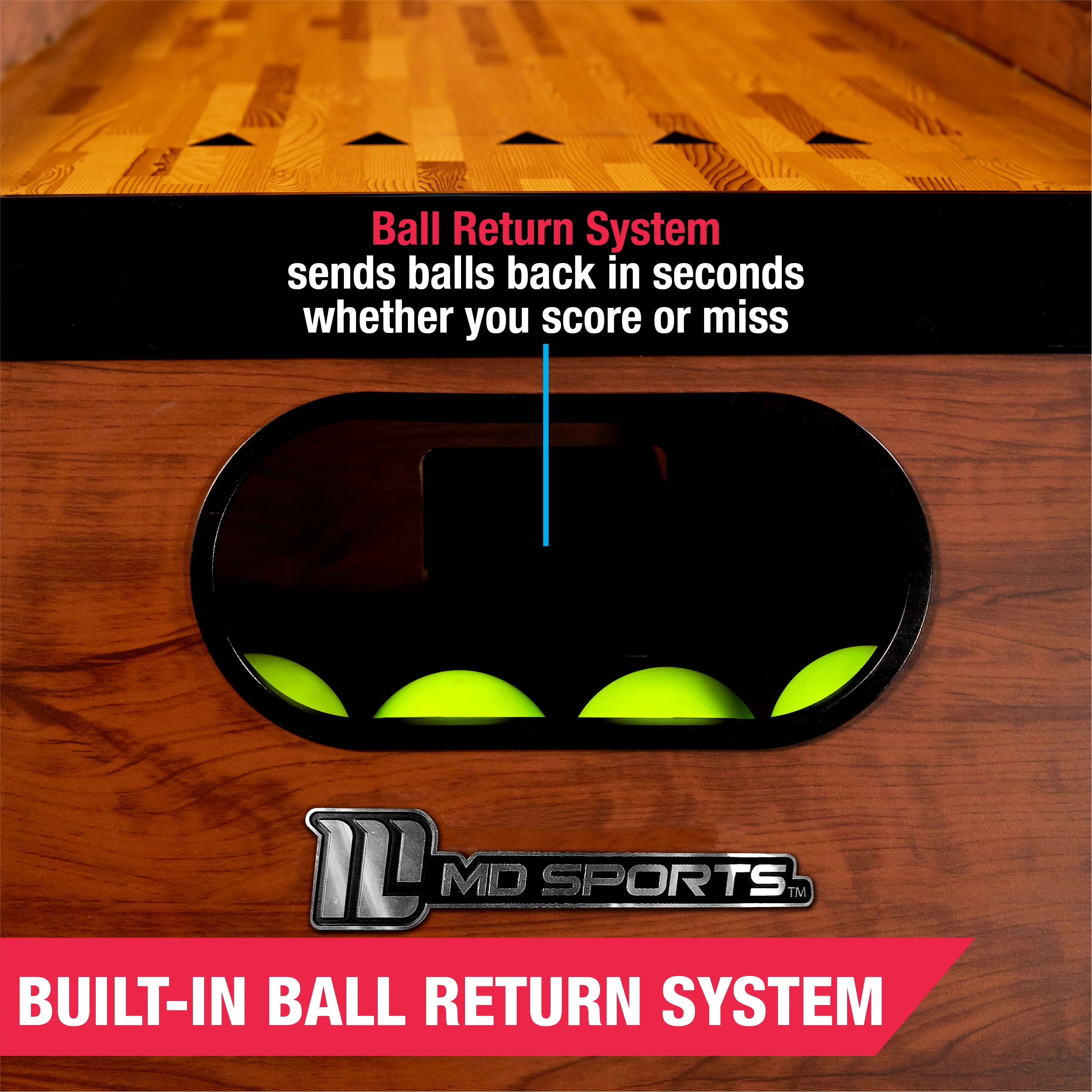 MD Sports 9' Roll and Score Game, LED Scorer, Arcade Sound Effects