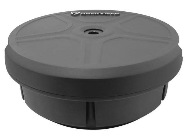 Rockville RockGhost Active Powered 8x22 Hidden Car Subwoofer Sub for 15x22/16x22/17x22 Full Size Spare Tire