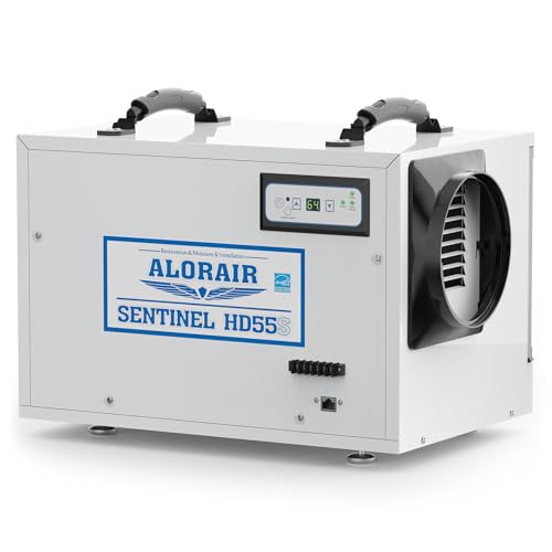 AlorAir Sentinel HD55 Dehumidifier, for Basement & Crawl space