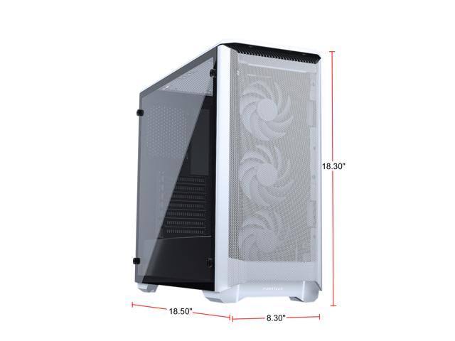 Phanteks Eclipse P400A PH-EC400ATG_DWT01 White Steel / Tempered Glass ATX Mid Tower Computer Case