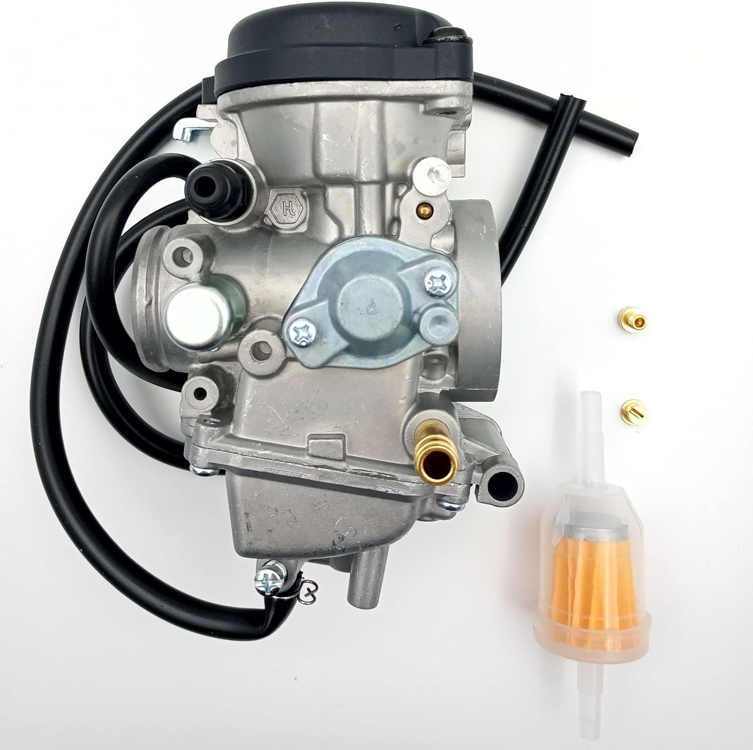 Ombialo GZ250 Carburetor Compatible with Suzuki GZ250 Carb 1999-2015 Replace No.13200-13F30 13200-13F40