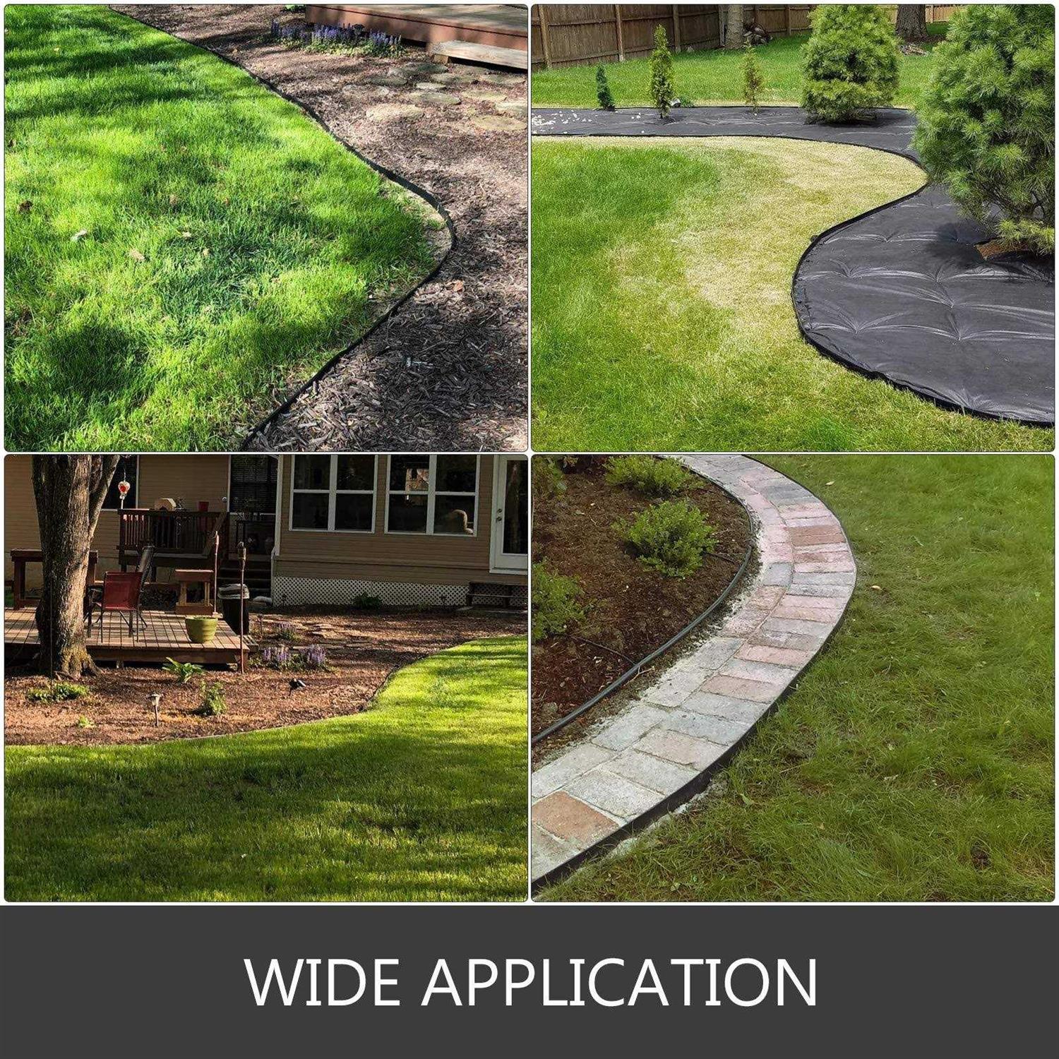 VEVOR Steel Landscape Edging 40 x Steel Edging Steel Garden Edging Border,Landscape Edging,Steel Lawn Edging,Garden - Shop Hardware Tools Online Store