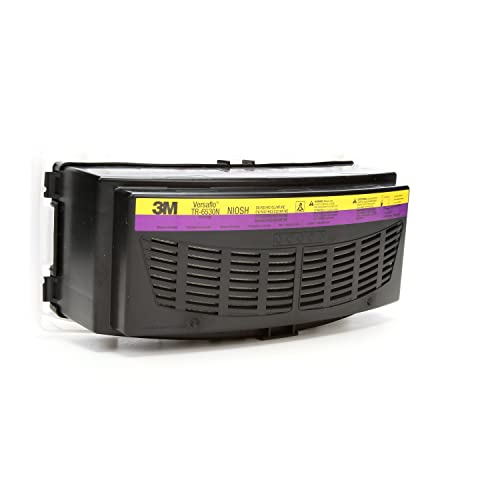 3M Versaflo Organic Vapor/Acid Gas/HEPA Cartridge TR-6530N, for TR-600/800 PAPR,Magenta/Yellow