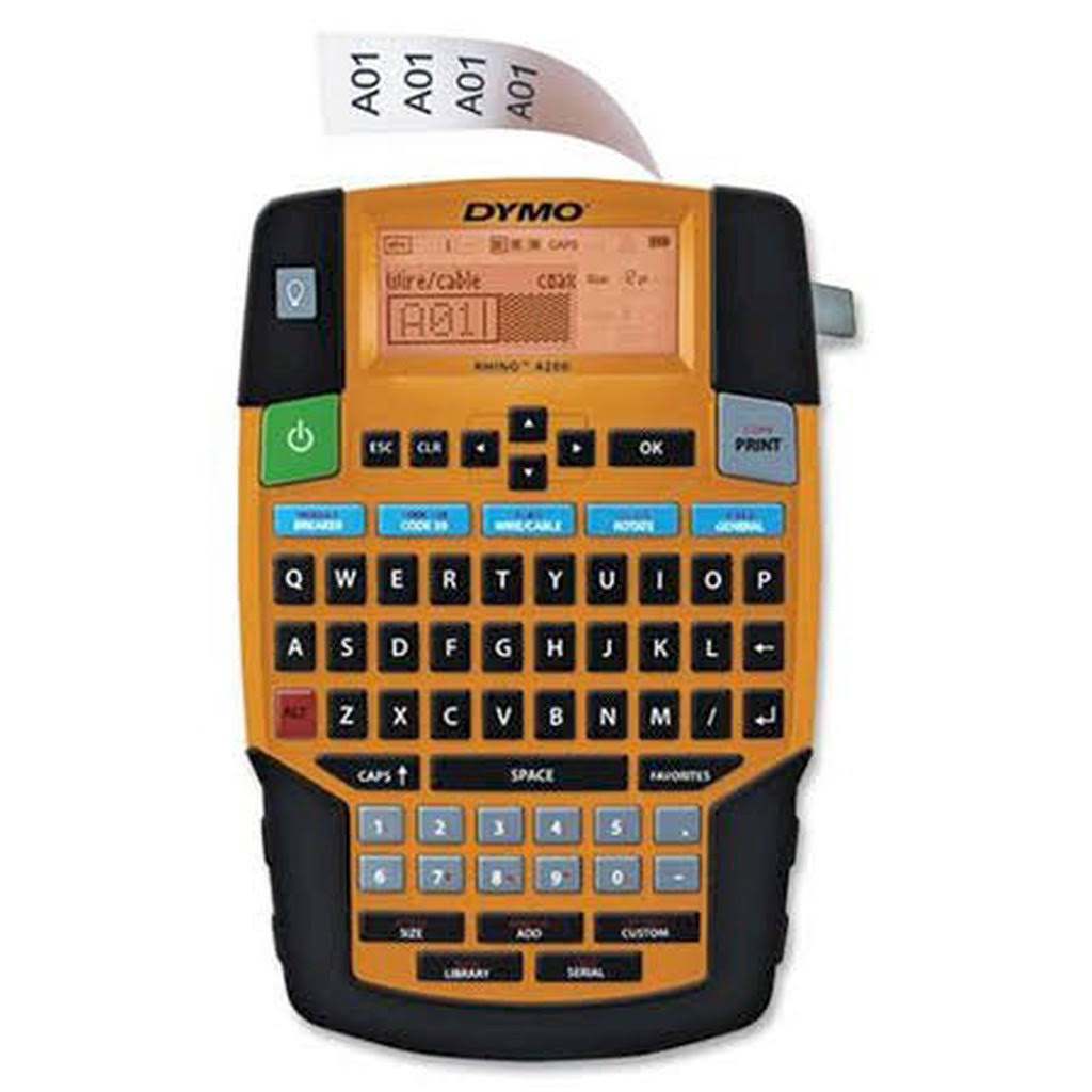Dymo Rhino 4200 - Labelmaker - B/W - Thermal TRANSFER - Roll (0.75 in) - Black