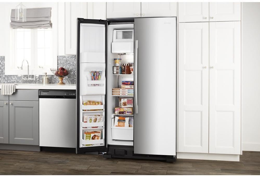 AMANA ASI2175GRS 21.4 Cu. Ft. Stainless Side-by-Side Refrigerator