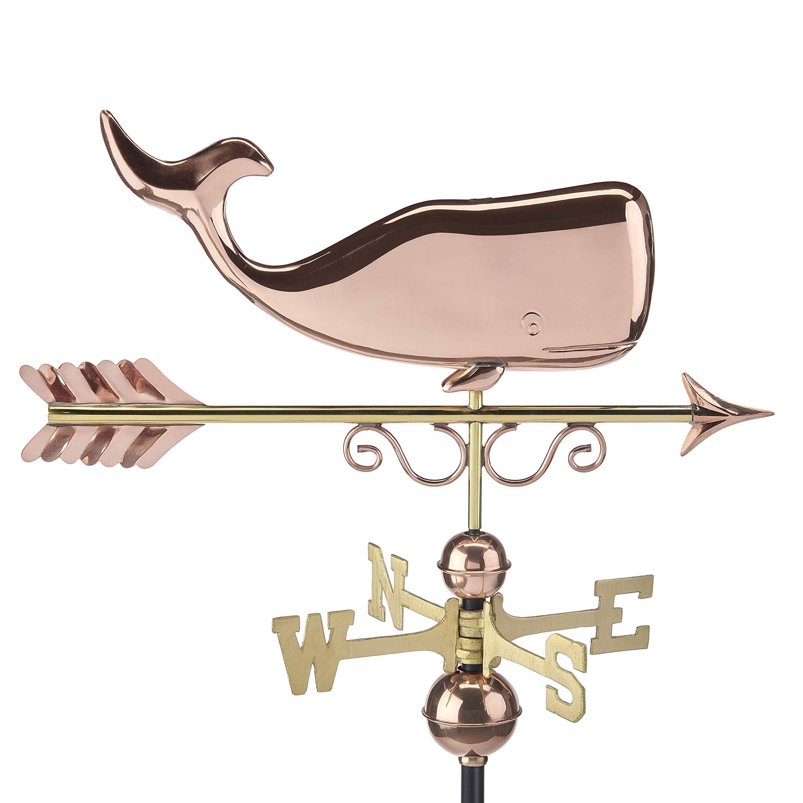 Good Directions Pure Copper Save The Whales Weathervane