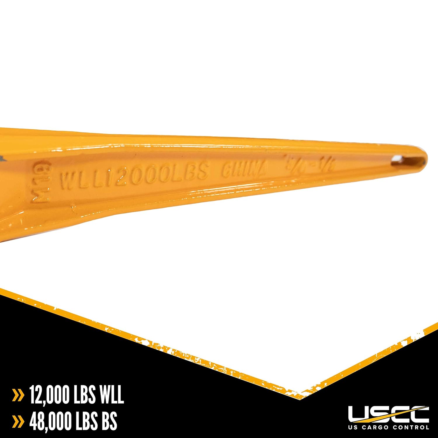 Peerless Ratchet Binder Plus Loadbinder - 3/8 Inch x 1/2 Inch Load Binder - Easily Secure Heavy Loads to A Truck Or Flatbed Trailer - Ratchet Binder with 12,000 Pound Working Load Limit - 2 Pack