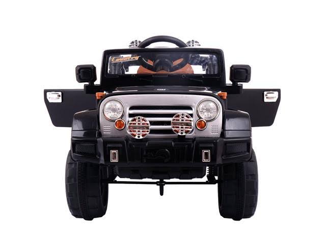 Tobbi Kids Ride on Jeep Style Truck 12V Battery Powered Electric Car w/Remote Control Black