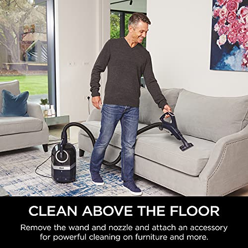 Shark CZ351 Pet Canister Vacuum, Bagless, Corded with Self-Cleaning Brushroll & PowerFins