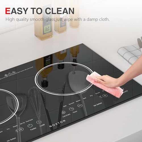 Electric Cooktop, Glass Cooktop, 2 Burners
