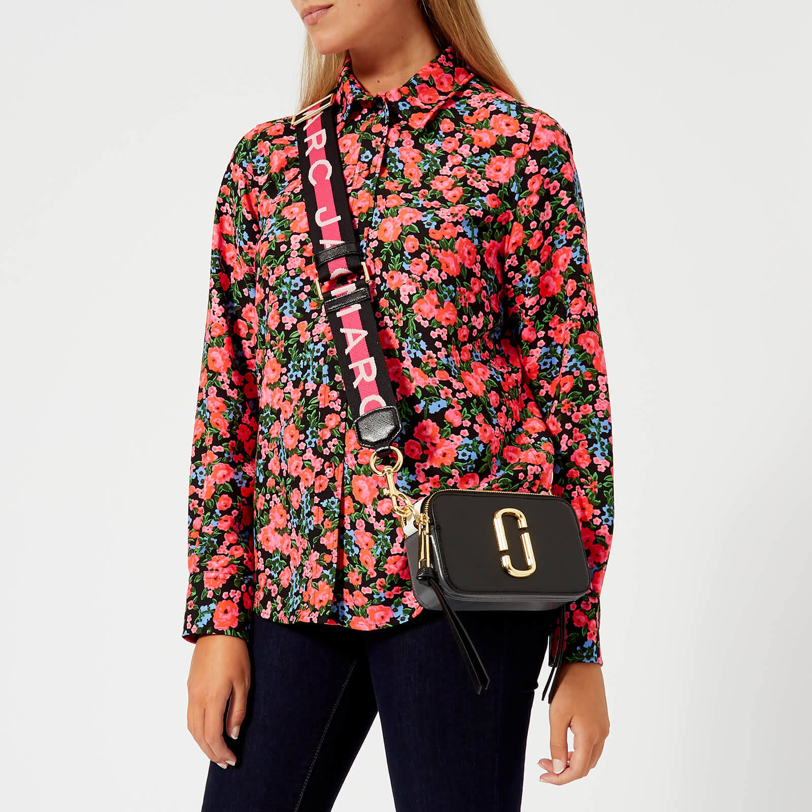 Marc Jacobs Snapshot Small Camera Bag- Black/Multi